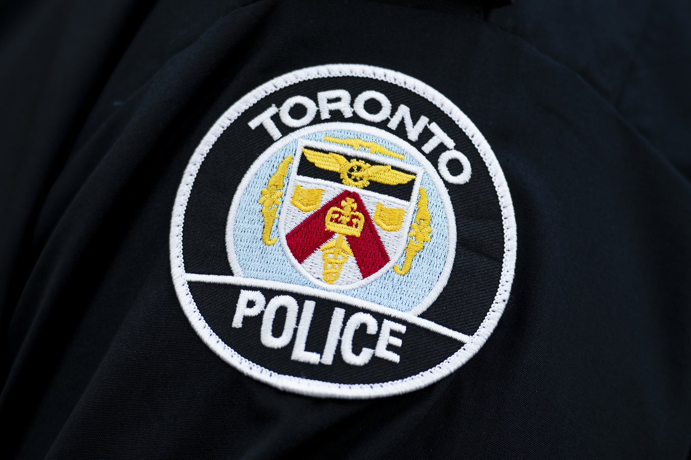 A Toronto Police Service logo in Ottawa, on Sunday, Sept. 28, 2025. THE CANADIAN PRESS/Spencer Colby