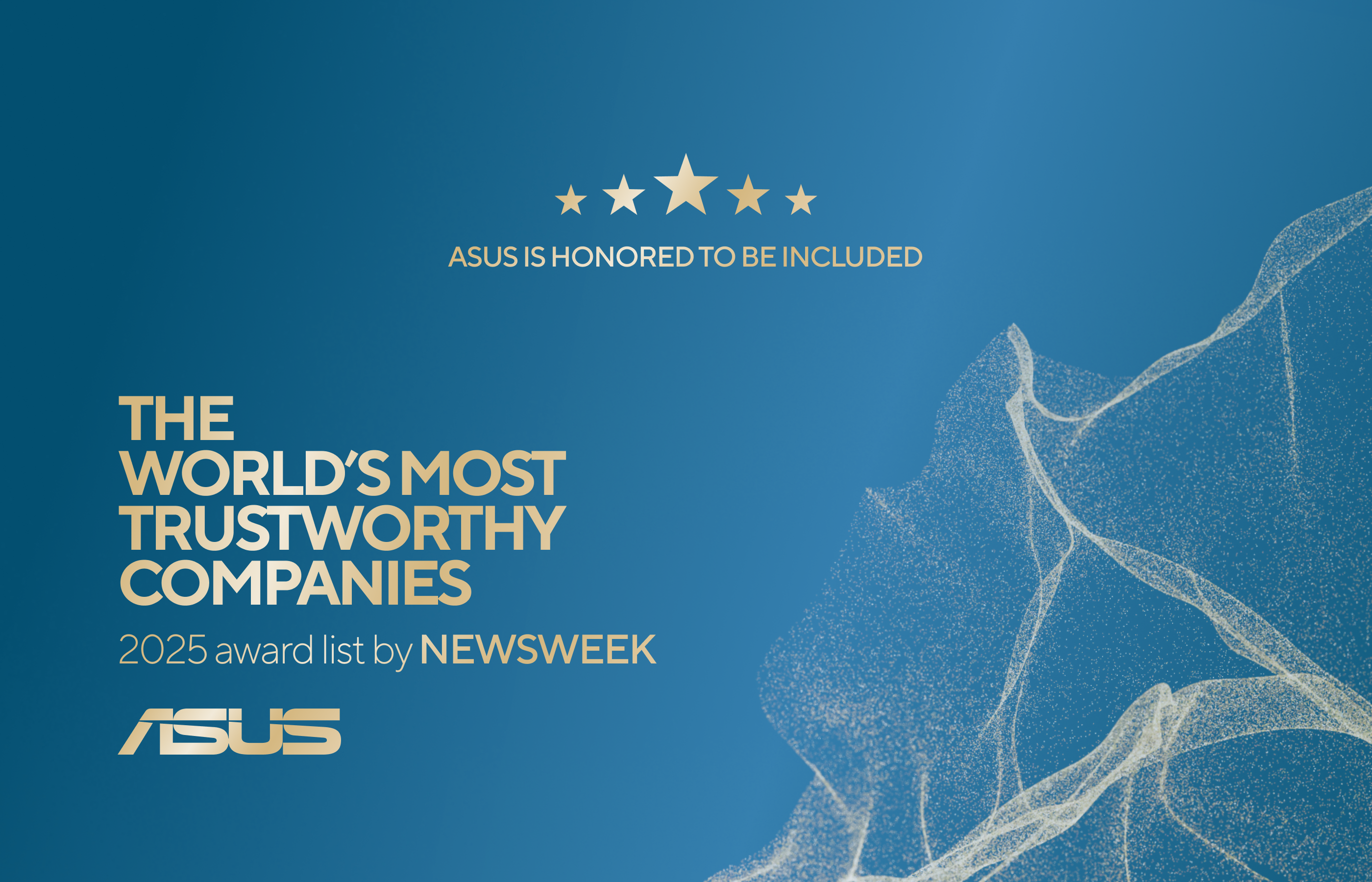 ASUS Recognized by Newsweek as One of the World’s Most Trustworthy Companies for Second Consecutive Year