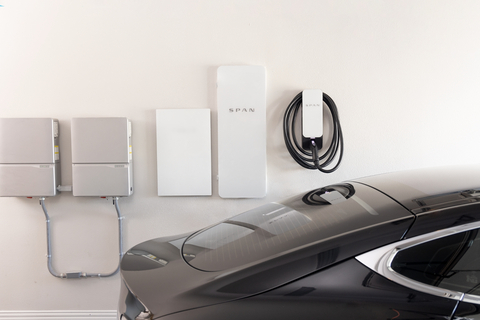 SPAN has started manufacturing and shipping to customers the SPAN Drive electric vehicle (EV) charging station, which connects to the SPAN Panel and integrates intelligently with the rest of the home energy system. (photocredit:<a href=