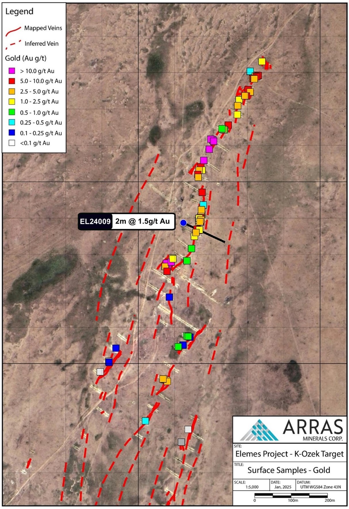Arras Minerals Drills 86.8 Metres @ 1.10 G/T AUEQ from Surface at ...