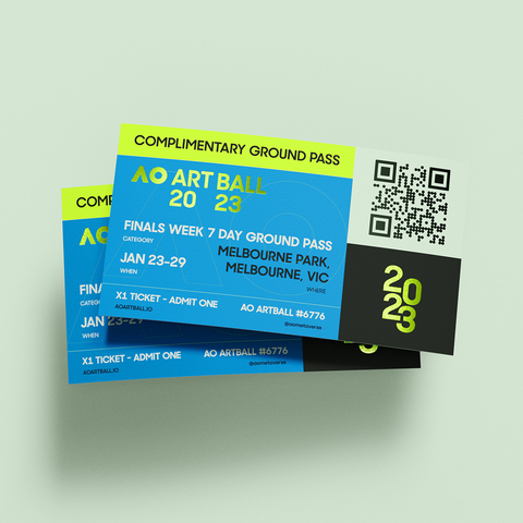 AO Artball Complimentary Ground Pass (Photo: Business Wire)