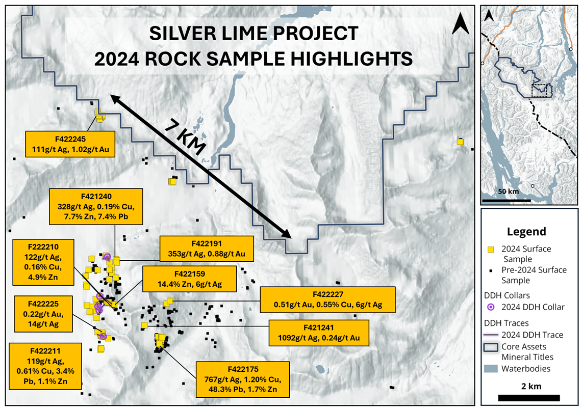 Cole Rd Silver Element Core Assets Samples up to 1,092 g/t Silver, 48% Lead, & 1.2% Copper ...