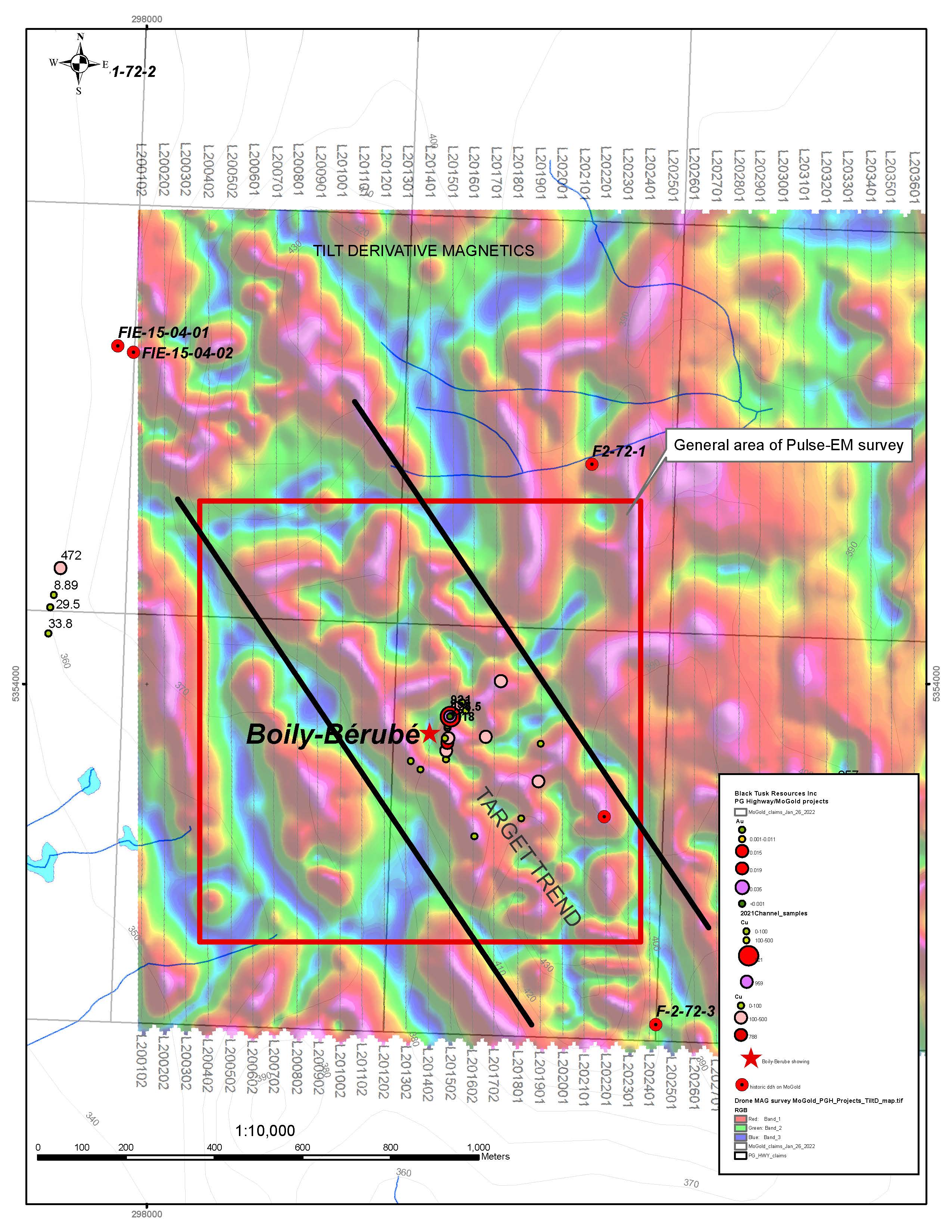 Black Tusk Resources Inc, Monday, April 18, 2022, Press release picture