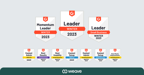 Veterinarians Choose Weave as Software Leader in G2’s Winter 2023 ...