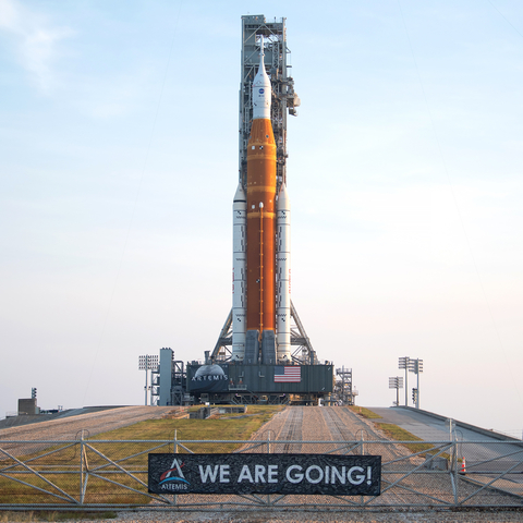 LunIR will fly by the Moon and collect surface thermography as a secondary payload on Artemis 1 – the first flight for NASA's Space Launch System (ImageCredit:<a href=