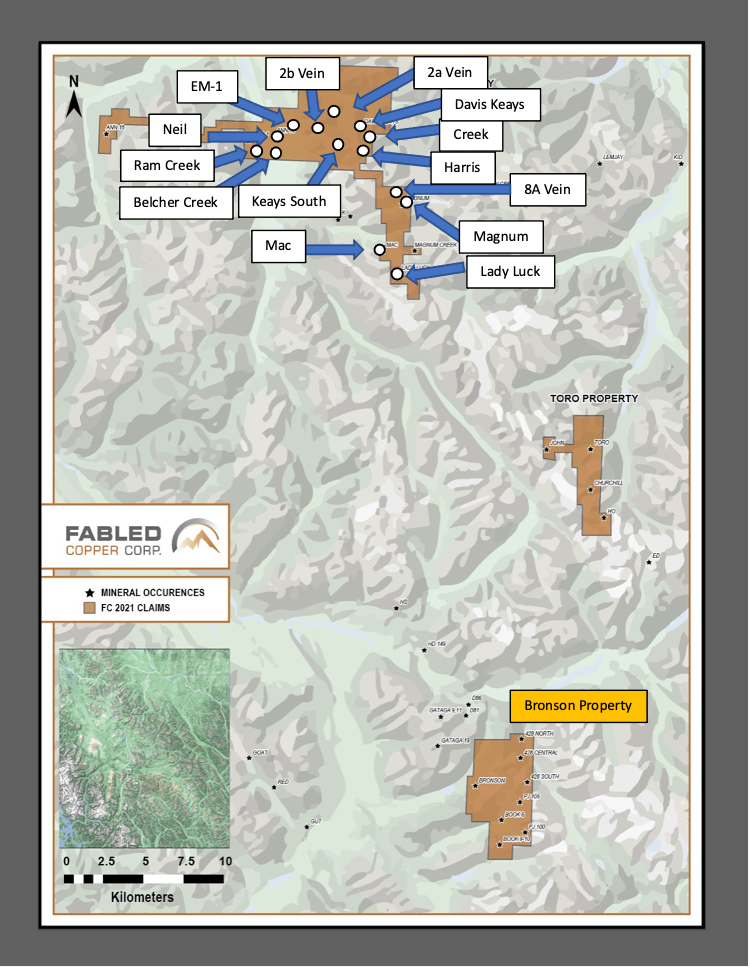 Fabled Copper Corp., Wednesday, July 6, 2022, Press release picture