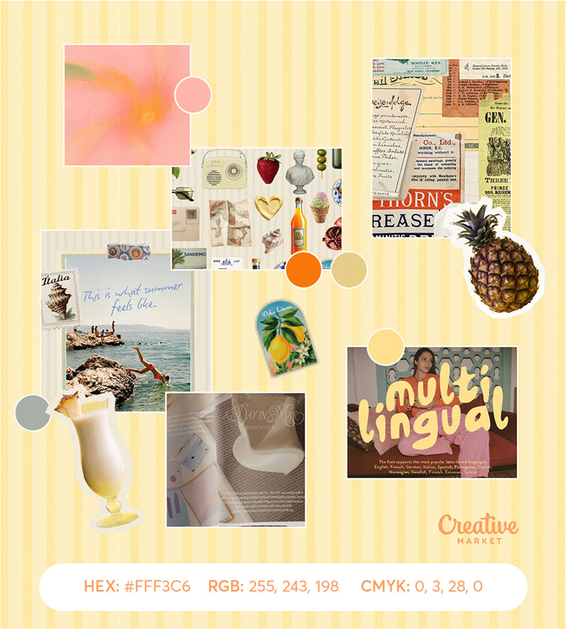 Color of the Season: Piña Colada (#FFF3C6)