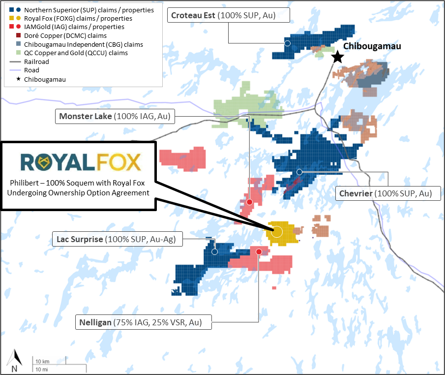 Northern Superior Resources Inc., Monday, September 5, 2022, Press release picture