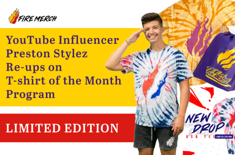 Preston's T-shirt of the month program (Photo: Business Wire)