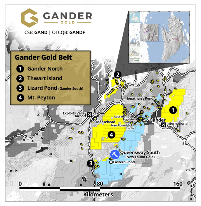 Gander Gold Intersects Near Surface Gold Mineralization at Thwart ...