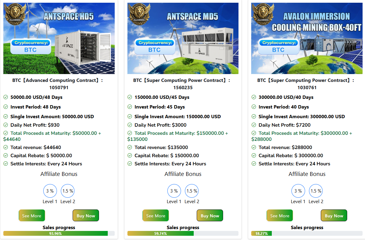 ALL4 Mining: Launching a free app, high-yield contracts, and a new era of  easy passive crypto income - The Globe and Mail
