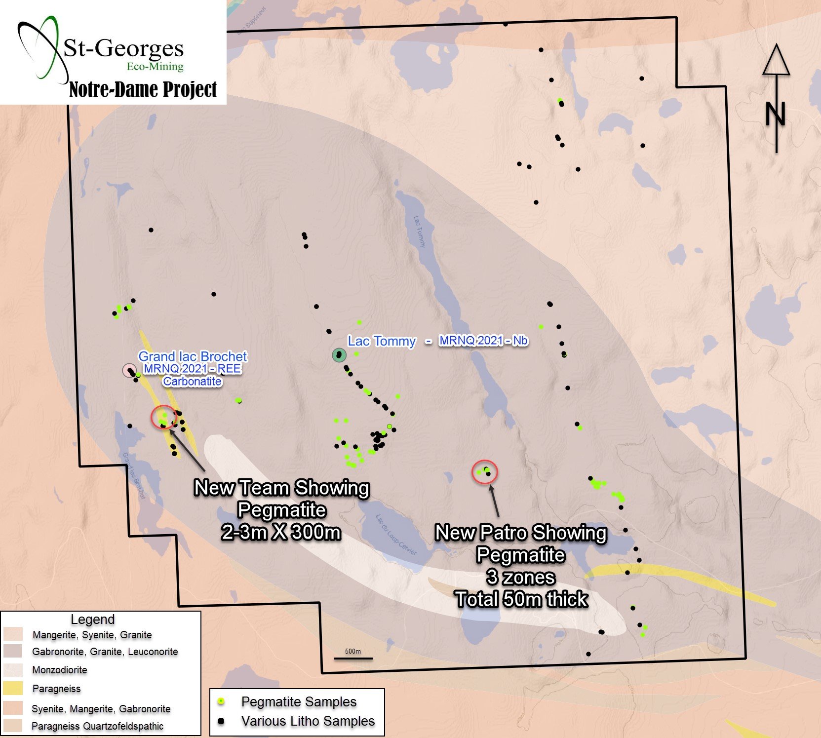 St-Georges Eco-Mining Corp., Tuesday, June 28, 2022, Press release picture