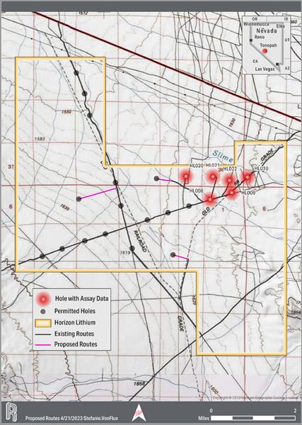 61212c5b fdfd 4c4a bf0f 164591f84e6d Pan American Energy Reports Horizon Lithium Project Discovery Cluster Intercepting as High as 2,040 PPM Lithium in Claystone and Thick Zones of Mineralization