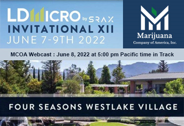 Marijuana Company of America Inc., Wednesday, June 1, 2022, Press release picture