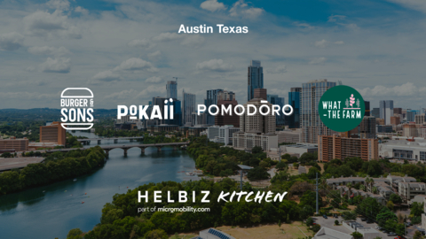 Visit www.helbizkitchen.com (Graphic: Business Wire)