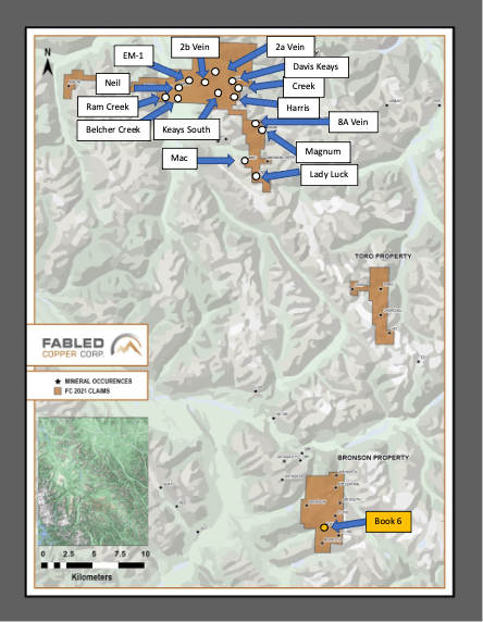 Fabled Copper Corp., Thursday, June 23, 2022, Press release picture