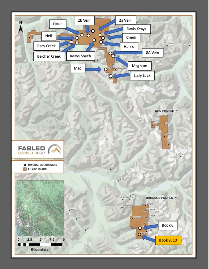 Fabled Copper Corp., Wednesday, July 13, 2022, Press release picture