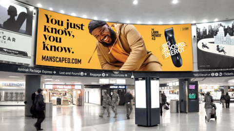 Penn Station’s epic glow up, brought to you by MANSCAPED’s BGE takeover. (Photo: Business Wire)