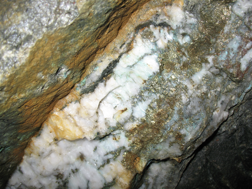 02 XIM NR Apr 19 2023 Photo of ore type vein material from Kenville Ximen Receives Final Mines Act Permit for the Kenville Gold Mine — Nelson BC, Canada