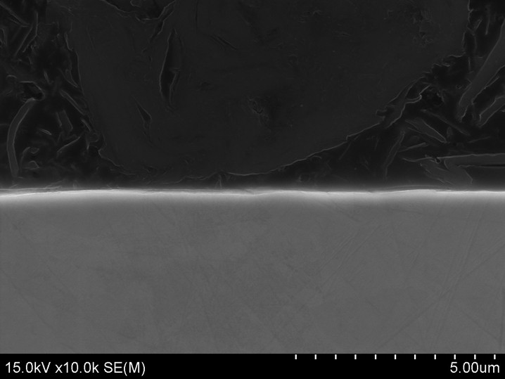 Cross-section of existing product PdCu40