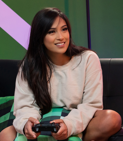 Izzy Ramzan plays a game on Xbox Series X. (credit: Newegg)