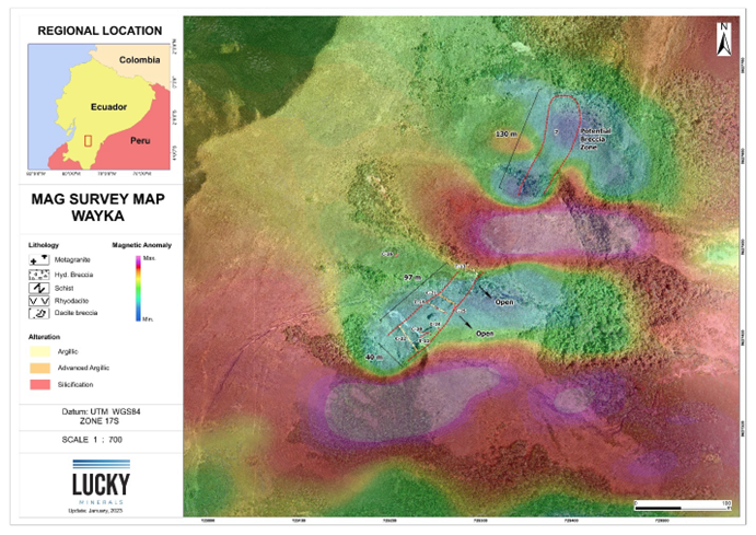 Lucky Minerals Inc., Tuesday, January 17, 2023, Press release picture