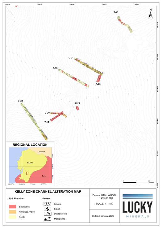 Lucky Minerals Inc., Tuesday, January 17, 2023, Press release picture