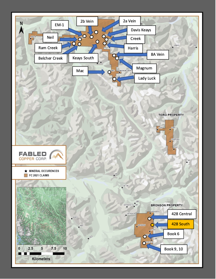 Fabled Copper Corp., Wednesday, July 27, 2022, Press release picture