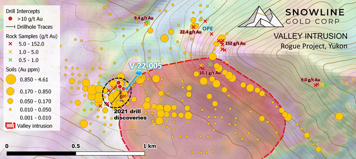 Snowline Gold Corp., Tuesday, June 7, 2022, Press release picture