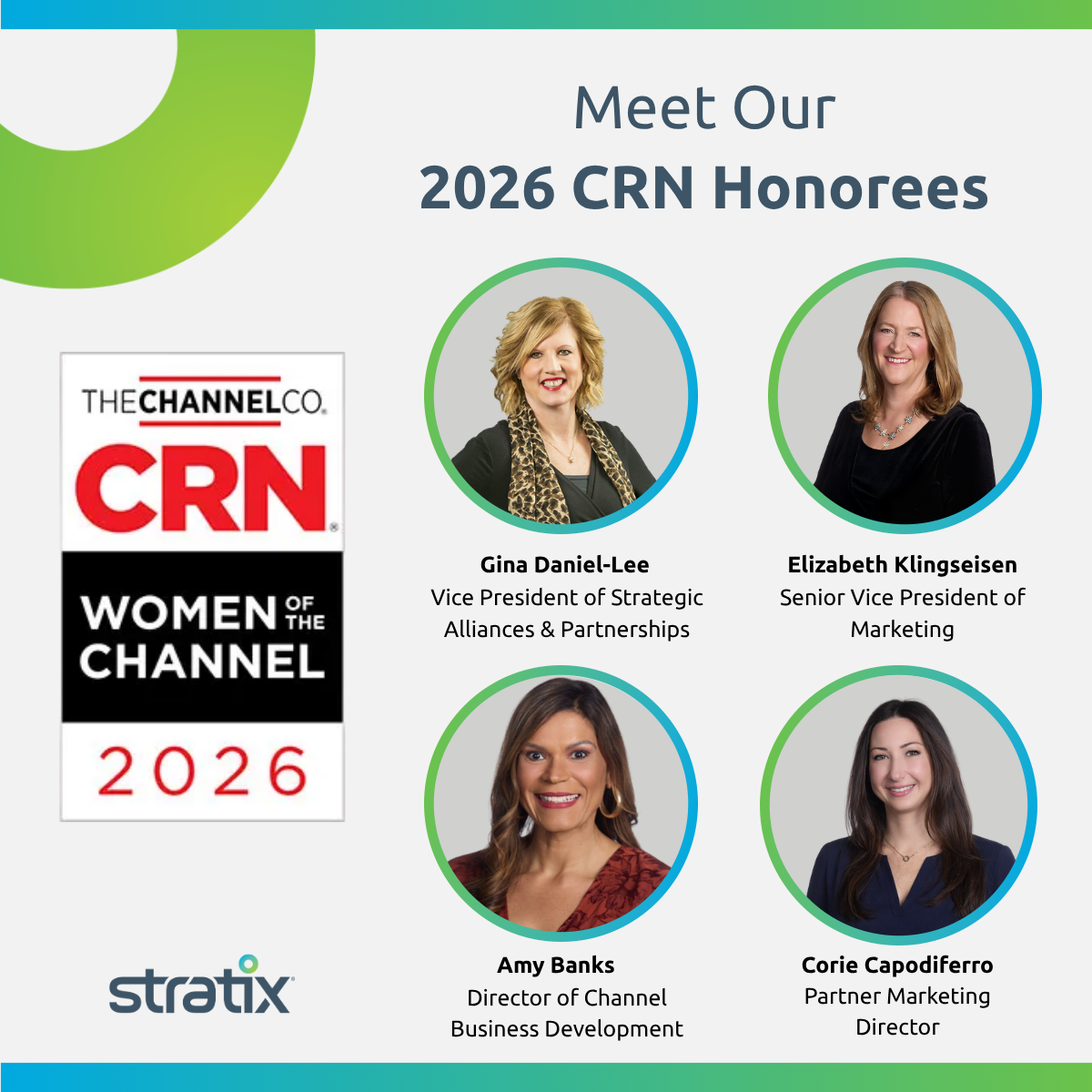 Four Stratix Leaders Recognized on CRN 2026 Women of the Channel List ...
