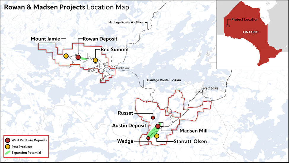 figure 6 West Red Lake Gold Announces Positive Preliminary Economic Assessment for the Rowan Project, Including Over 35,000 oz. Average Annual Production and 42% After-Tax IRR