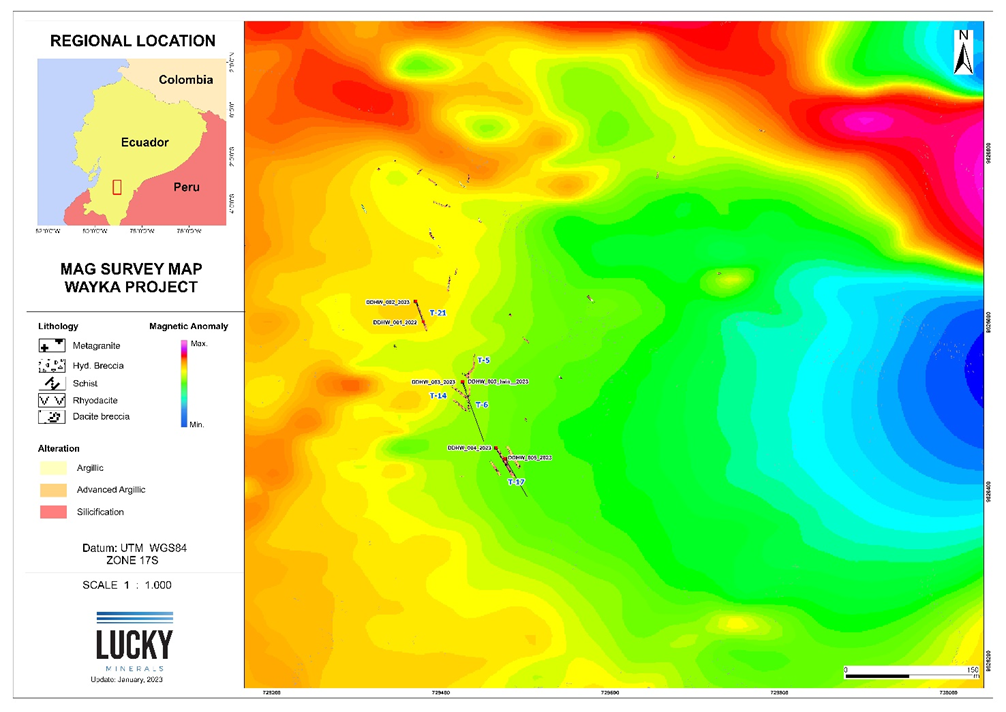 Lucky Minerals Inc., Tuesday, February 7, 2023, Press release picture