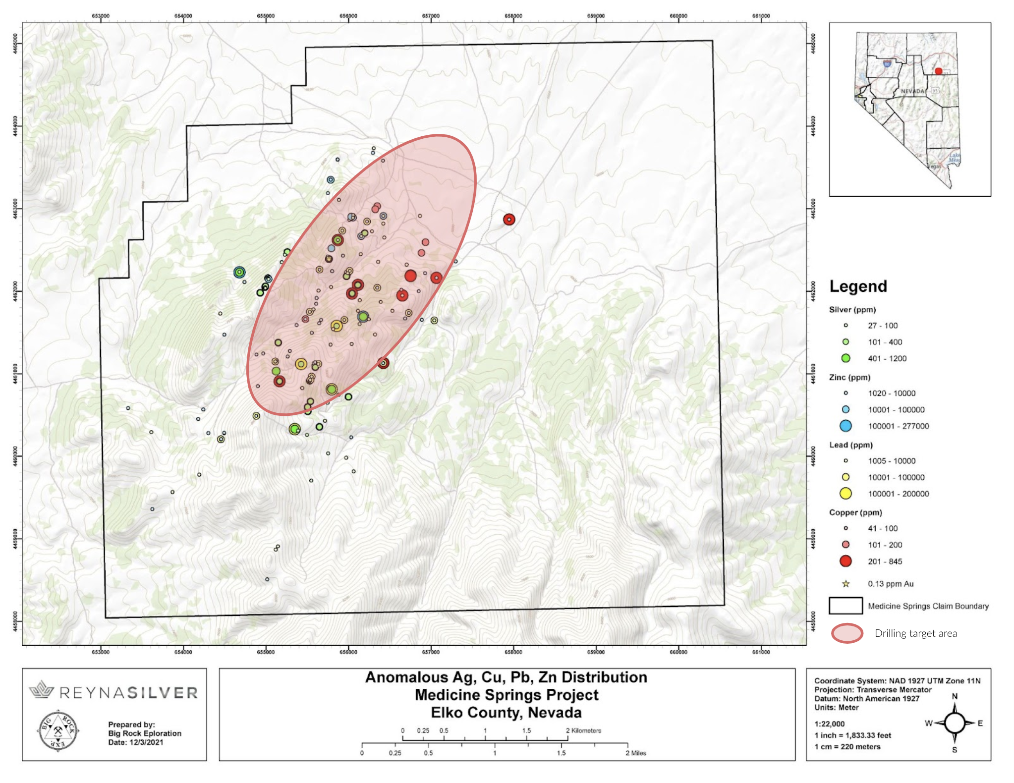 Reyna Silver Corp., Thursday, May 26, 2022, Press release picture