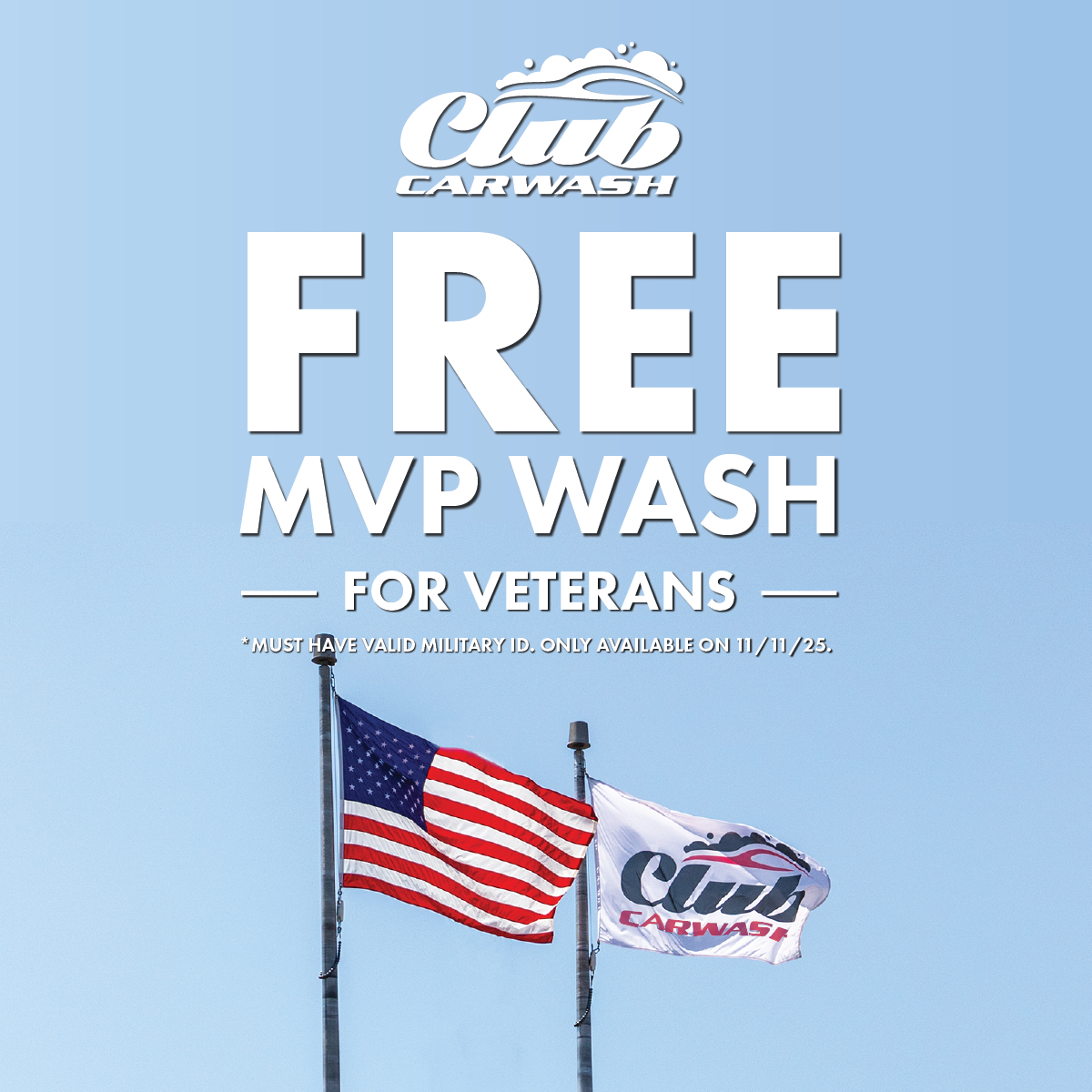 Free MVP Wash for Veterans