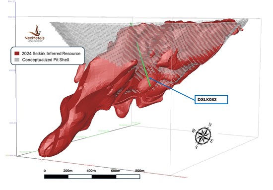 258225 3cade72e247fc93a 002 NexMetals Accelerates Exploration Targeting High-Grade Mineralization Outside of Selkirk MRE Including 5.59% CuEq over 3.95 Metres Verified by Previous Reassay Program