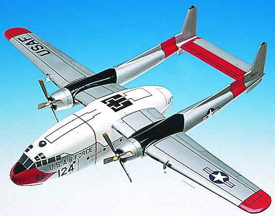 A model of the C-119 shows the genesis of the XC-120. (Image: aviation-central.com)