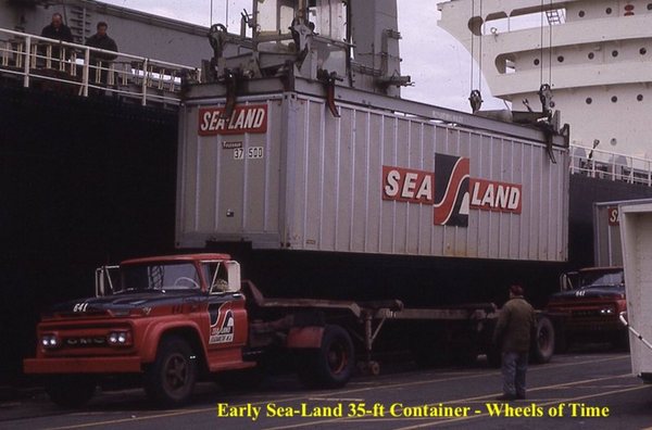 An early Sea-Land container. (Photo: Wheels of Time)