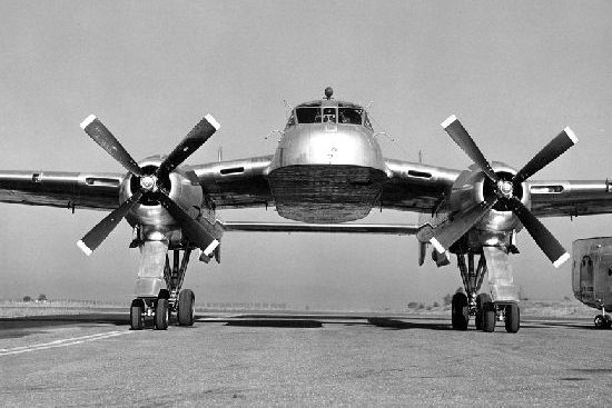 Front view of the Fairchild XC-120 without a modular cargo container. (Photo: USAF)