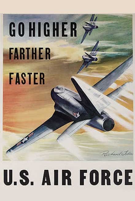 A recruiting poster for the U.S. Air Force (Image: University of New Hampshire)