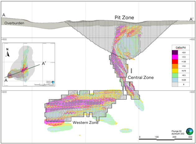 Kwanika Central Deposit Looking Northwest