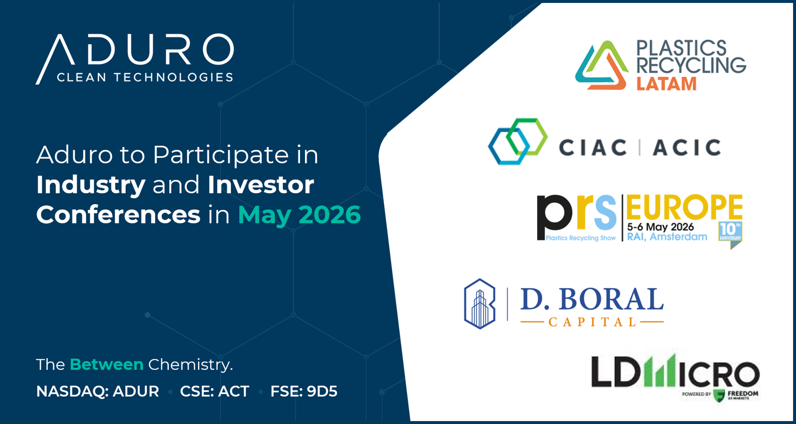 Aduro May Conferences PR