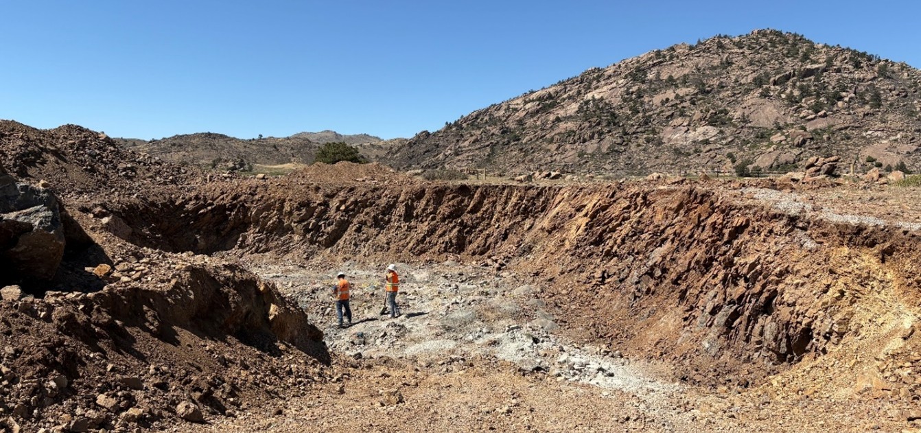 Preparing the CSM Test Pit for the Second Blast
