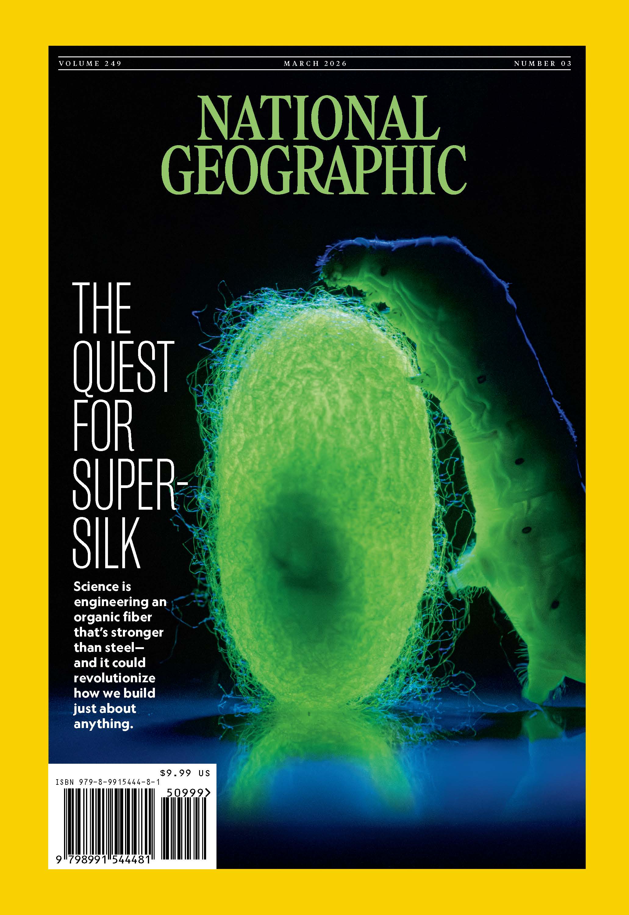 KBLB National Geographic March 2026 Newsstand Cover Art