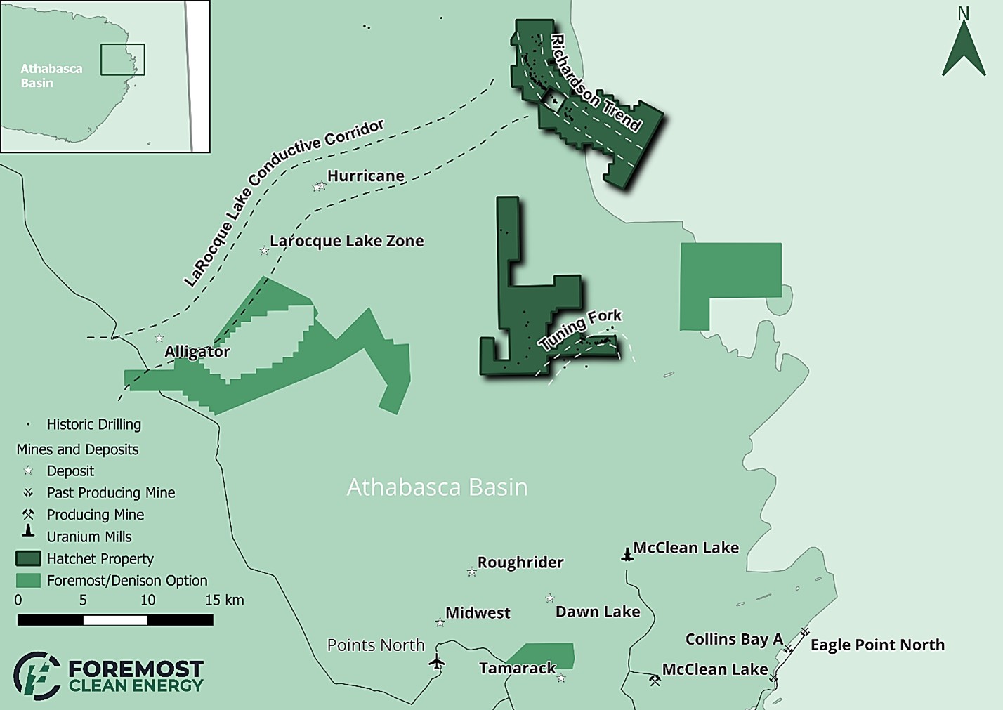 Figure 1 – Hatchet Lake location and overview map