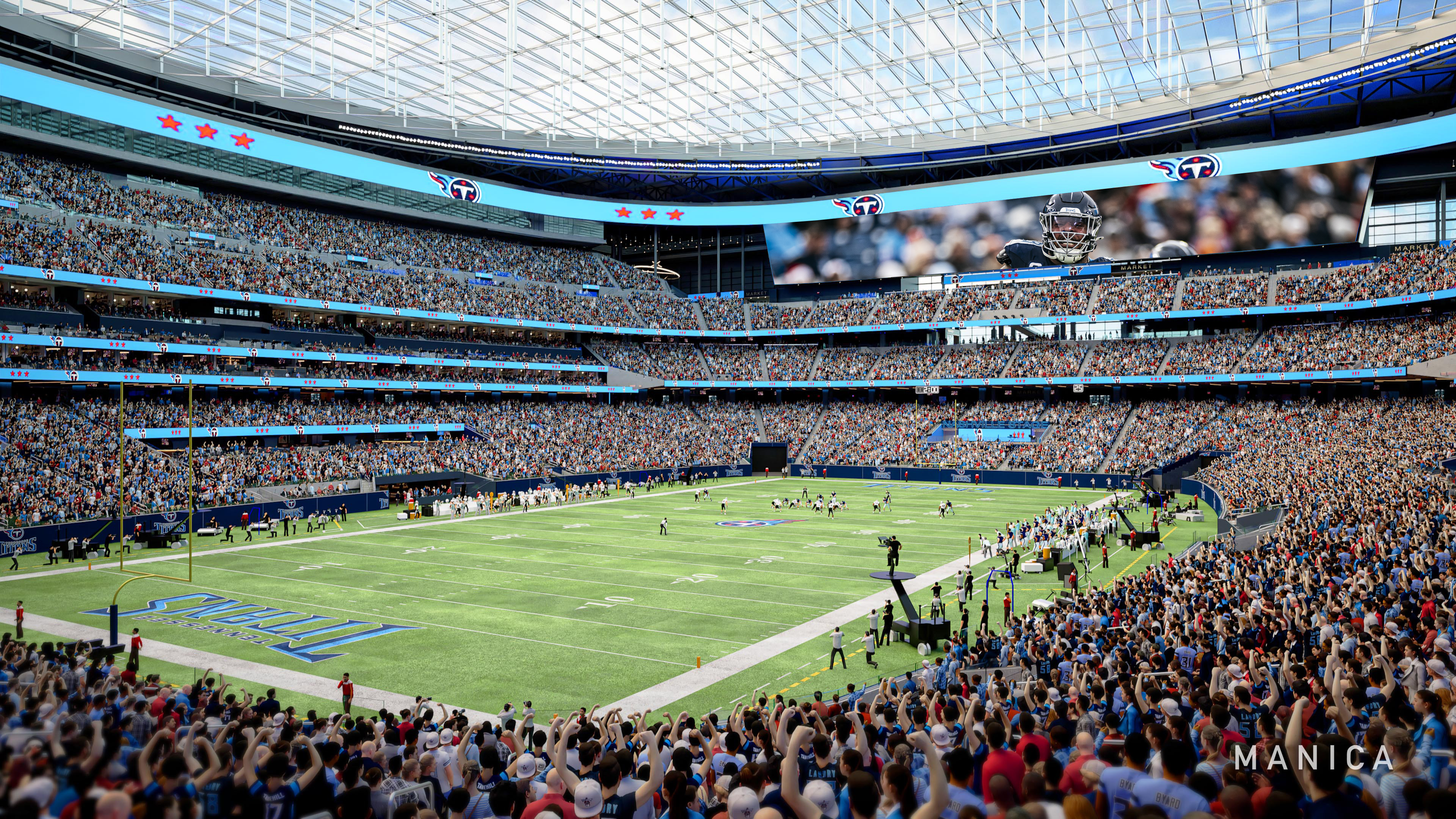 Tennessee Titans In-Bowl Rendering