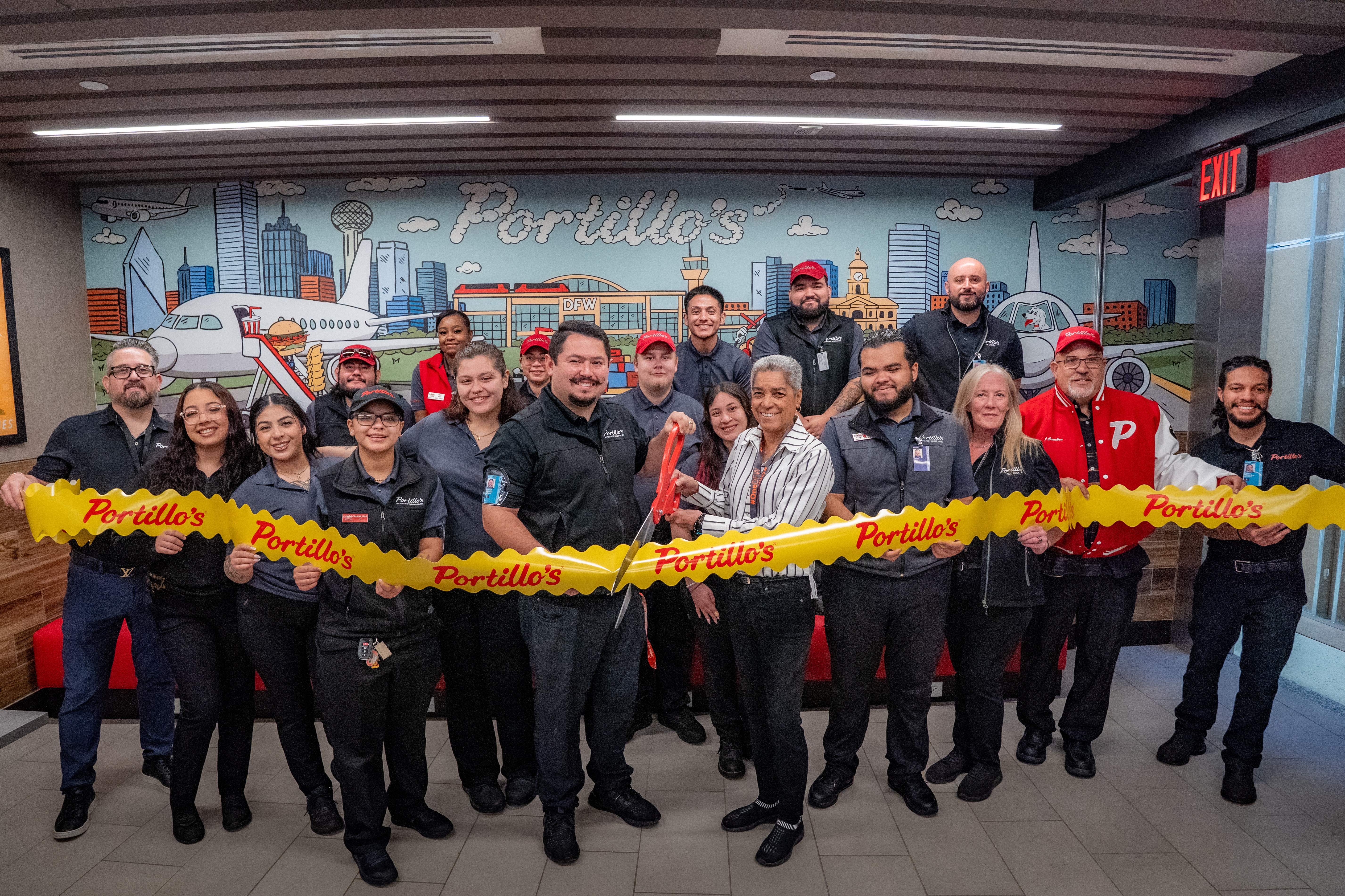 Portillo's Celebrates Opening at Dallas Fort Worth International Airport