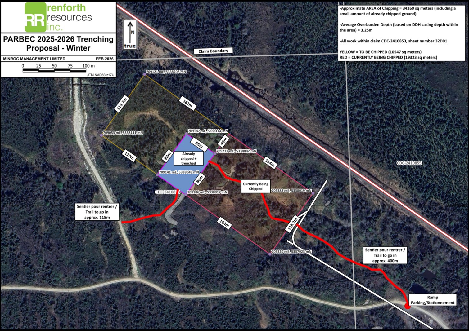 Parbec 2025-2026 Stripping and Trenching Area