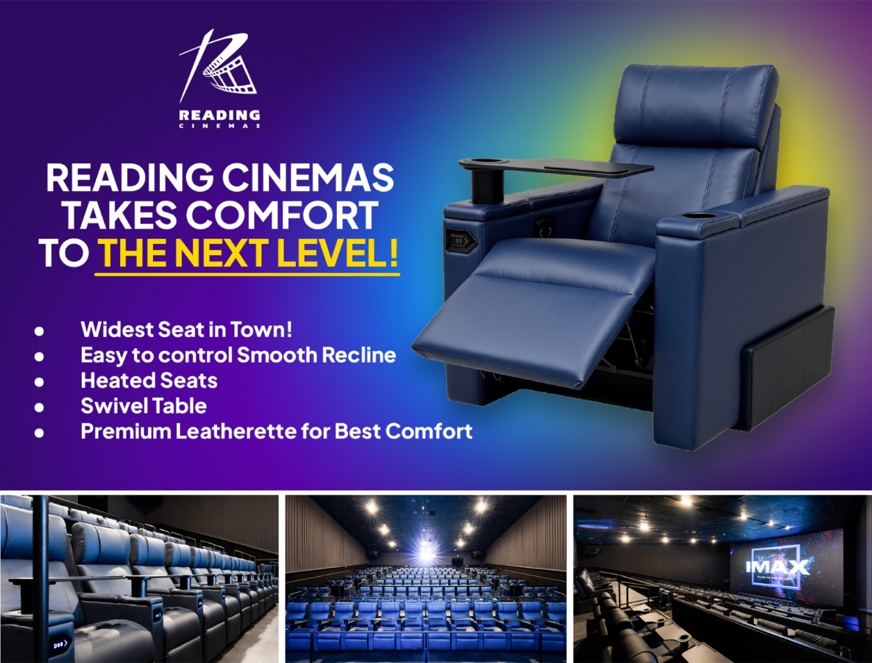 Renovated IMAX auditorium - Reading Cinemas at Valley Plaza Mall