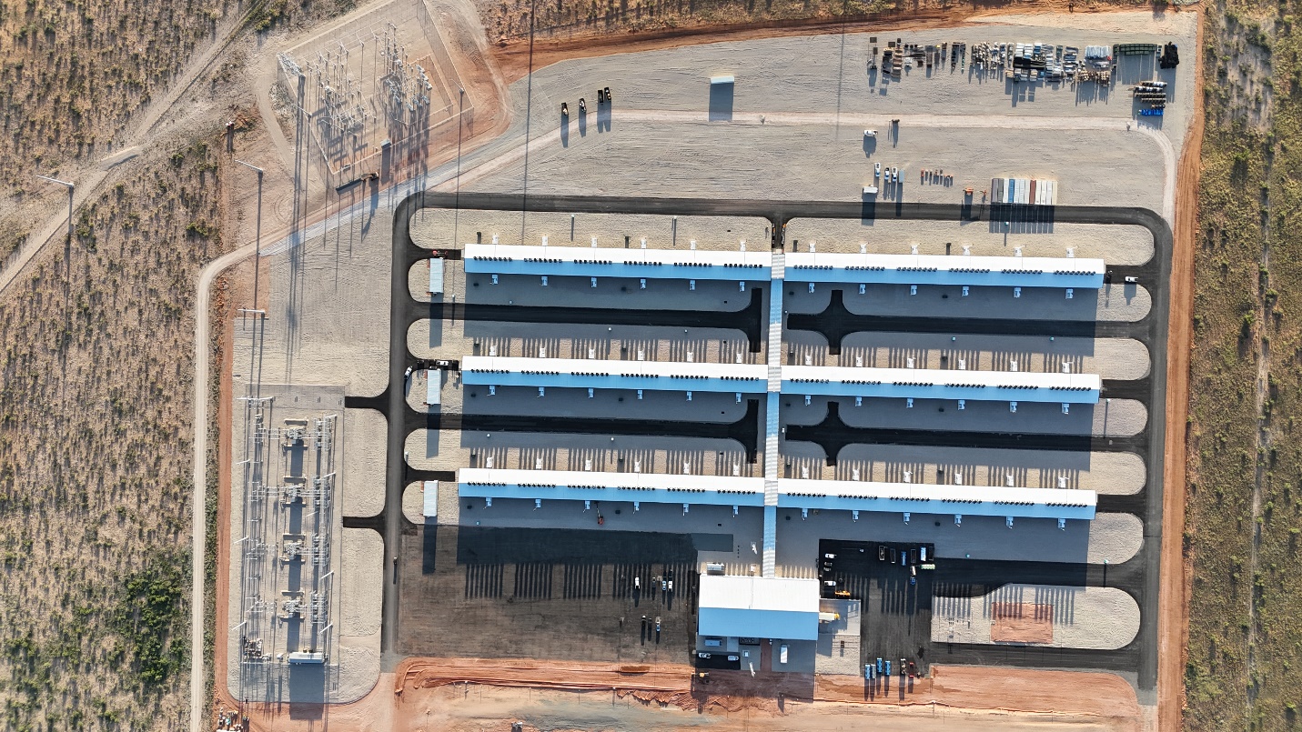 Black Pearl Phase I, the first 150 MW of the 300 MW site, is energized and hashing.