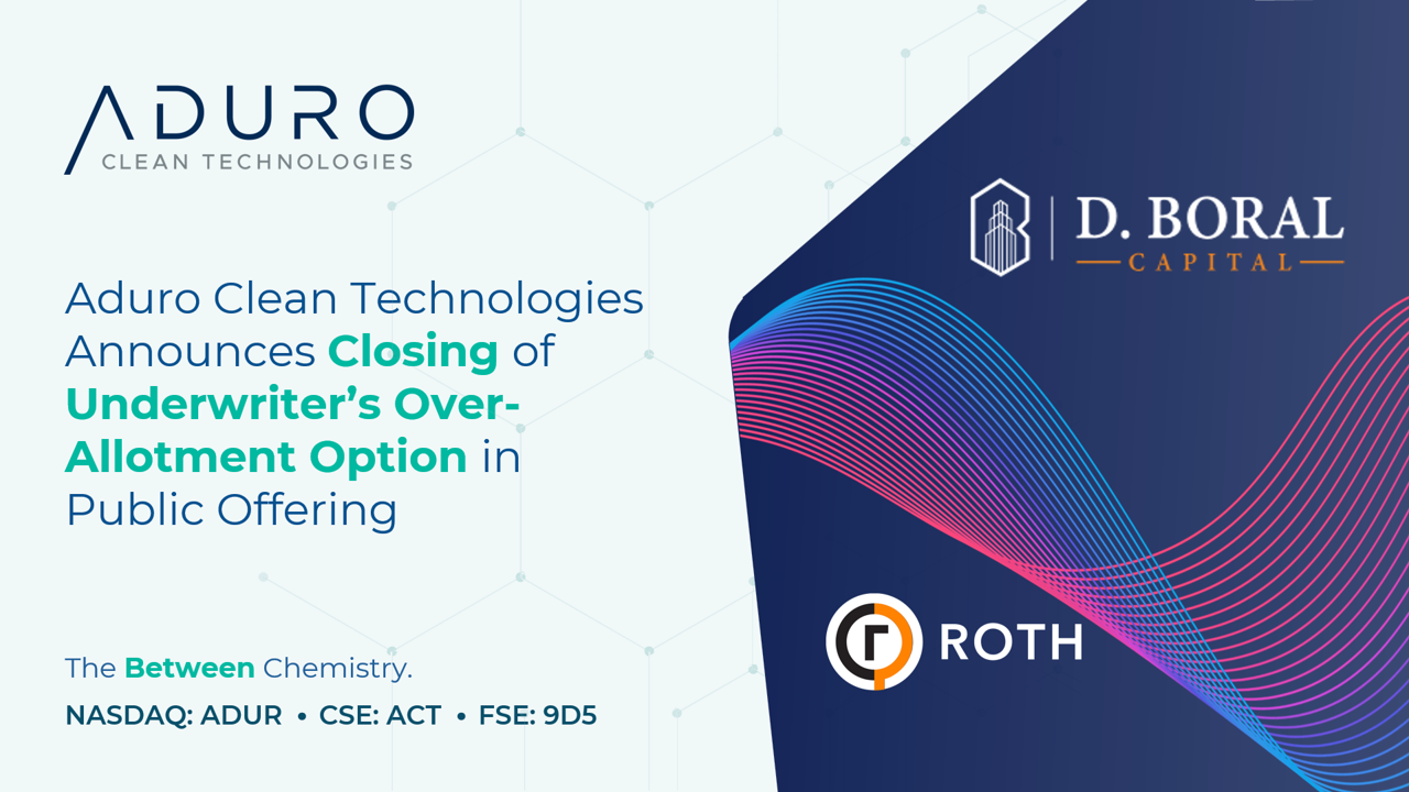 Aduro Underwriter Over-Allotment